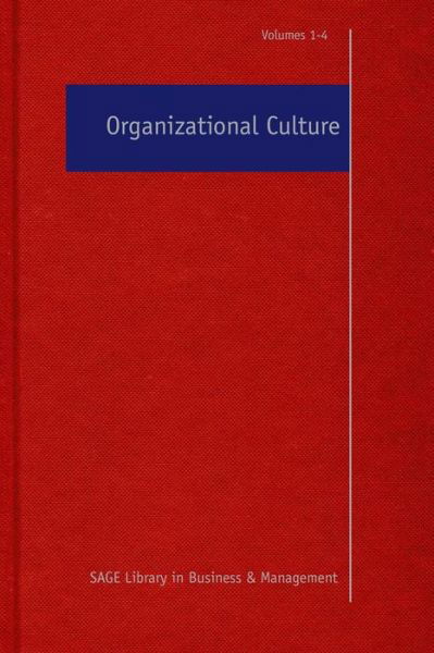 Cover for Mats Alvesson · Organizational Culture - Sage Library in Business and Management (Hardcover Book) (2015)
