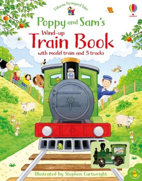 Cover for Heather Amery · Poppy and Sam's Wind-up Train Book - Farmyard Tales Poppy and Sam (Board book) [New edition] (2020)