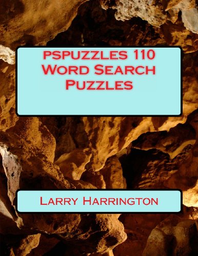 Cover for Larry Harrington · Pspuzzles 110 Word Search Puzzles (Paperback Book) (2013)