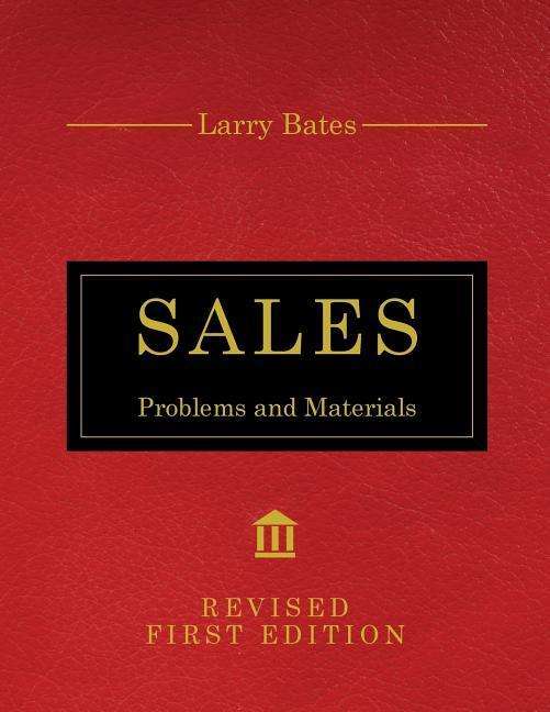 Cover for Larry Bates · Sales: Problems and Materials (Paperback Book) (2019)