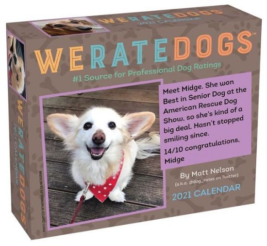 WeRateDogs 2021 Day-to-Day Calen - Nelson - Marchandise - Andrews McMeel Publishing - 9781524857936 - 11 août 2020