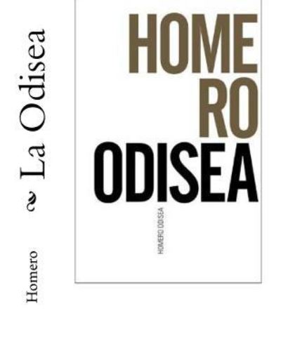 Cover for Homero · La Odisea (Paperback Book) (2017)