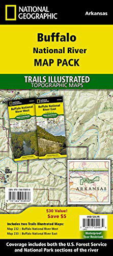 Cover for National Geographic Maps · Buffalo National River [Map Pack Bundle] - National Geographic Trails Illustrated Map (Map) [2019th edition] (2019)