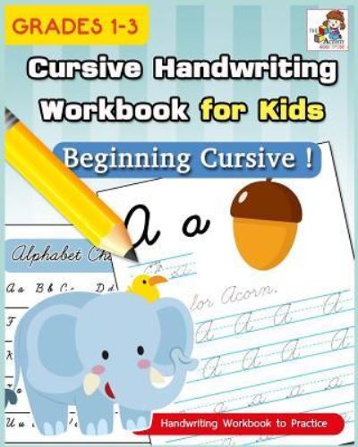 Cover for The Activity Books Studio · Cursive Handwriting Workbook for Kids (Paperback Book) (2018)