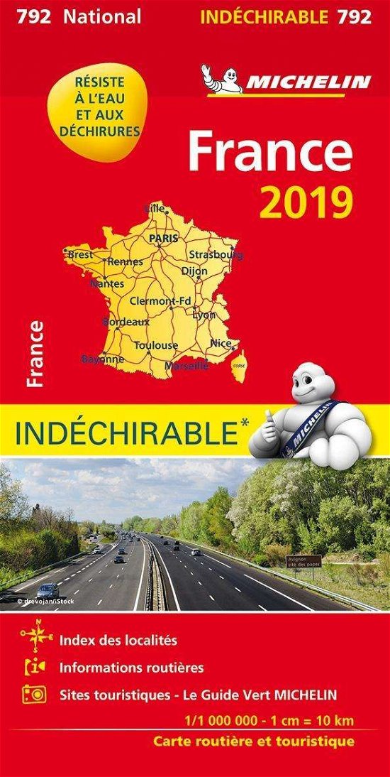 Cover for Michelin · Michelin National Maps: France : High Resistance 2019 (Gebundenes Buch) (2019)