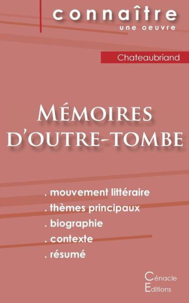 Fiche de lecture Memoires d'outre-tombe de Chateaubriand (Analyse litteraire de reference et resume complet) - François-René De Chateaubriand - Books - Les Éditions du Cénacle - 9782759304936 - October 17, 2022