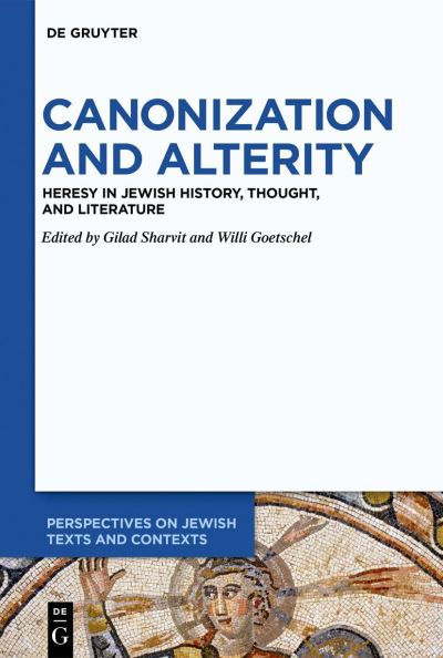 Cover for Gilad Sharvit · Canonization and Alterity (Book) (2020)