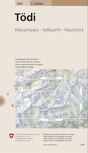 Cover for Switzerland Swisstopo · Todi 2016 (Map) (2022)