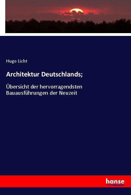 Cover for Licht · Architektur Deutschlands; (Book) (2019)