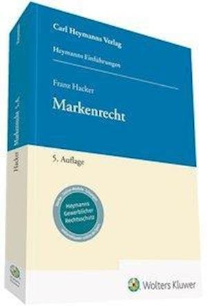Cover for Hacker · Markenrecht (Bok)