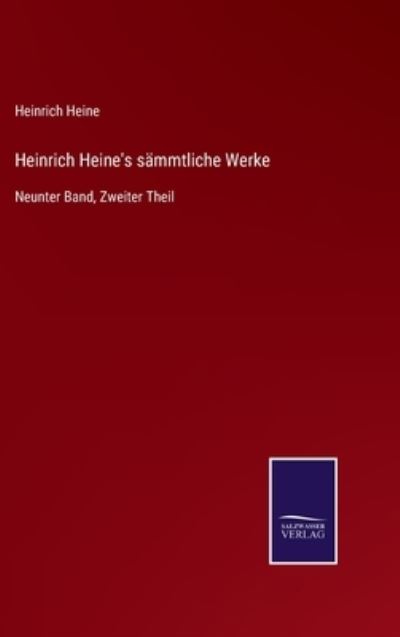 Cover for Heinrich Heine · Heinrich Heine's sammtliche Werke (Hardcover Book) (2021)