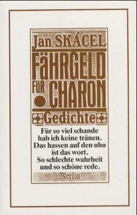 Cover for Skacel · Fährgeld für Charon (Buch)