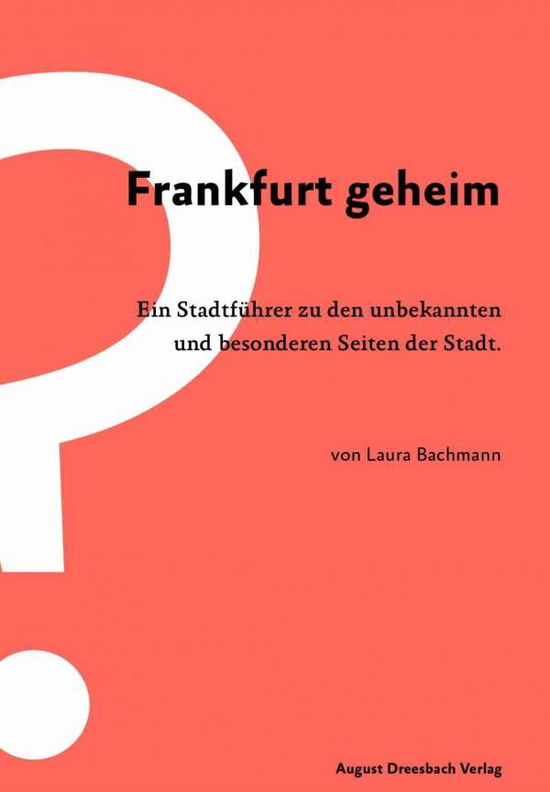 Cover for Bachmann · Frankfurt geheim (Book)