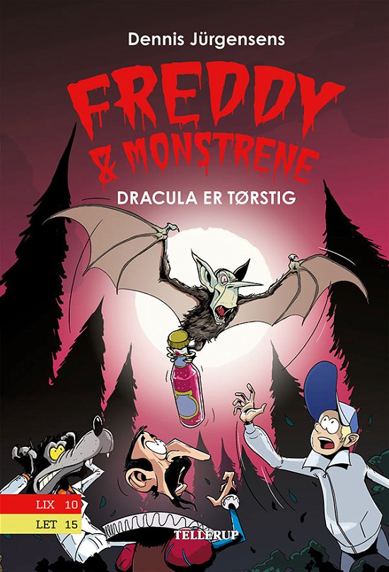 Cover for Jesper W. Lindberg · Freddy &amp; Monstrene, 3: Freddy &amp; Monstrene #3: Dracula er tørstig (Hardcover Book) [2e édition] (2021)