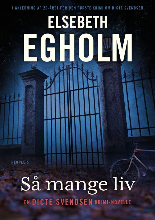 Cover for Elsebeth Egholm · Så mange liv (Bound Book) [1er édition] (2022)