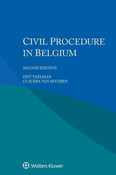 Cover for Piet Taelman · Civil Procedure in Belgium (Paperback Book) (2021)