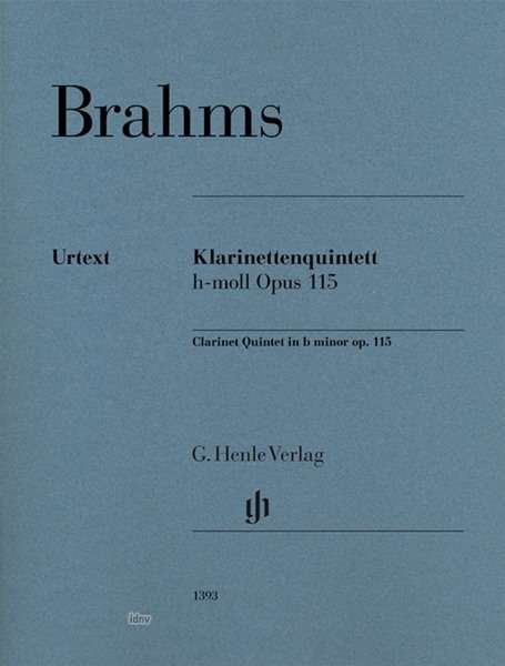 Cover for Brahms · Klarinettenquintett h-moll op115 (Bog)