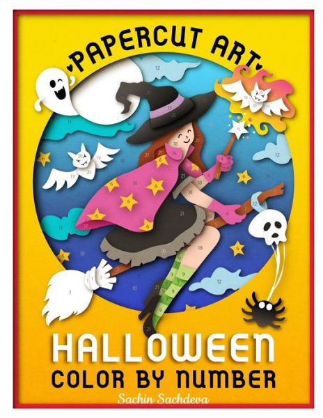 Cover for Sachin Sachdeva · Papercut Art Halloween (Paperback Book) (2021)