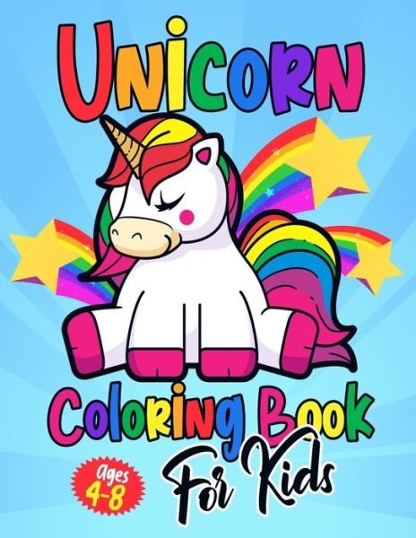 Cover for Bnn Publishing · Unicorn Coloring Book For Kids (Paperback Bog) (2020)