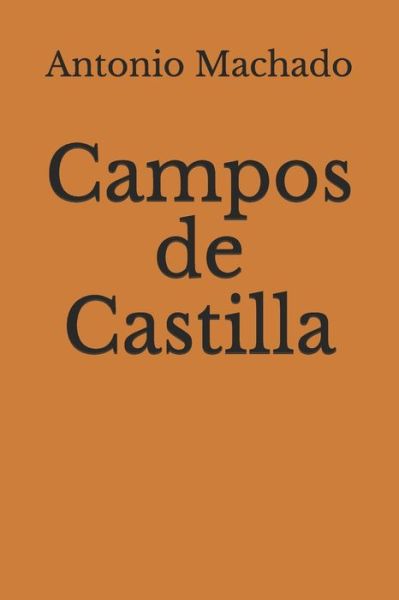 Cover for Antonio Machado · Campos de Castilla (Paperback Book) (2020)