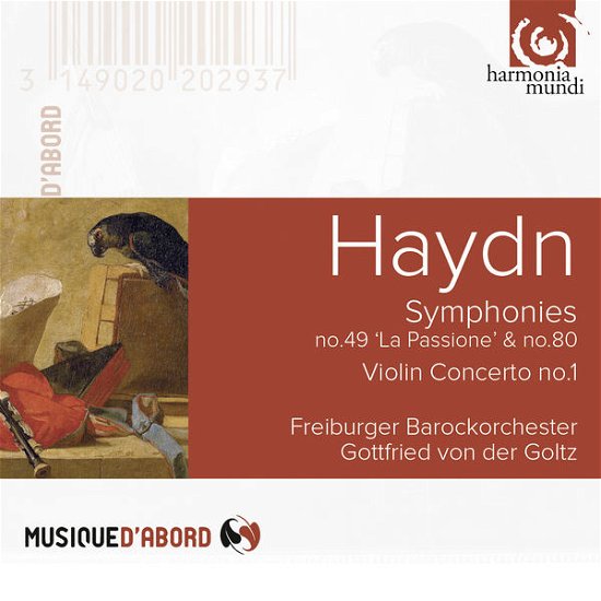 Concerto Per Violino N.1, Sinfonia N.49 la Passione, N.80 - Joseph Haydn - Musikk - Harmonia Mundi - 3149020202937 - 16. juli 2014