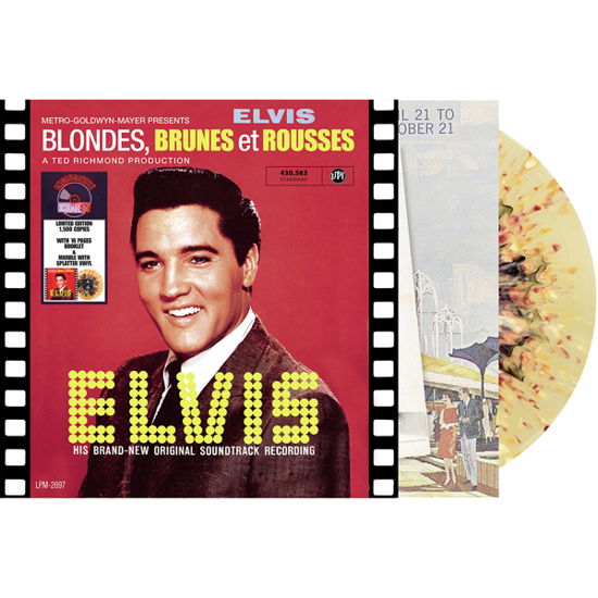 Cover for Elvis Presley · Blondes, Brunes &amp; Rousses (It Happened at the World's Fair) (Marble Splatter Vinyl) (RSD 2022) (LP) [Reissue edition] (2022)