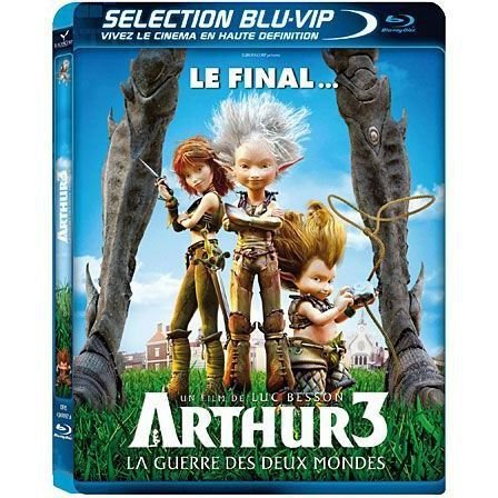 Cover for Arthur 3 La Guerre Des Deux Mondes / blu-ray+dvd (Blu-ray)