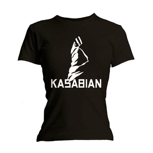 Cover for Kasabian · Kasabian Ladies T-Shirt: Ultra Black (Skinny Fit) (T-shirt) [size S] [Black - Ladies edition] (2017)