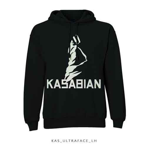 Kasabian Unisex Pullover Hoodie: Ultra Face - Kasabian - Merchandise - Bravado - 5023209598937 - 27. januar 2015