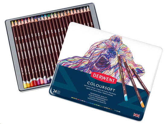 Coloursoft Pencils (24 Tin) - Derwent - Gadżety -  - 5028252188937 - 