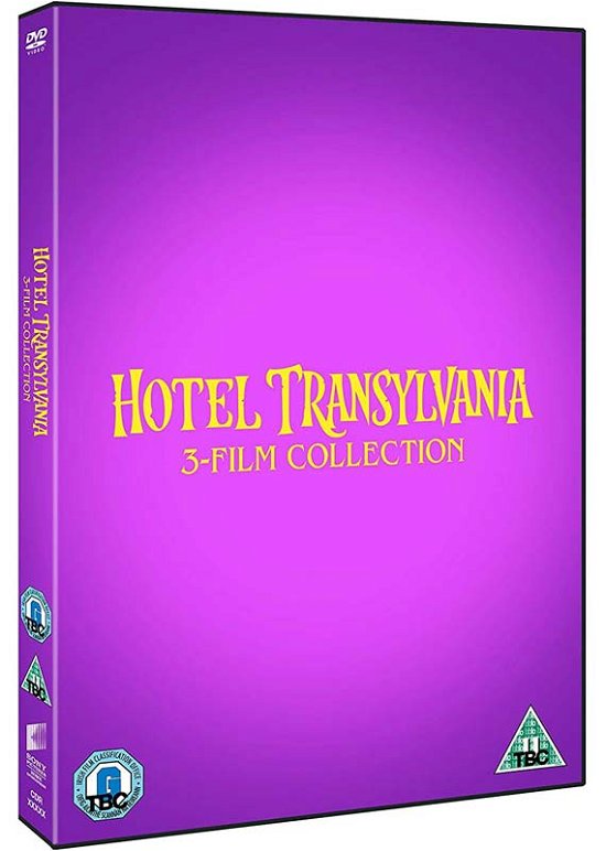 Cover for Hotel Transylvania 1-3 · Hotel Transylvania 1 to 3 (DVD) (2018)