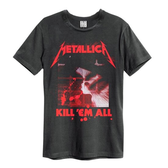 Metallica - Kill Them All Amplified Vintage Black Small T-Shirt - Metallica - Produtos - AMPLIFIED - 5054488054937 - 