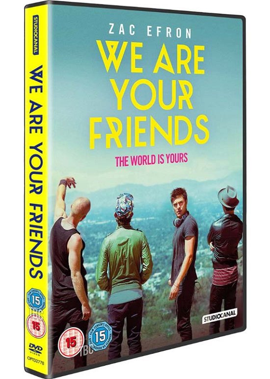 We Are Your Friends - We Are Your Friends - Elokuva - Studio Canal (Optimum) - 5055201827937 - maanantai 11. tammikuuta 2016