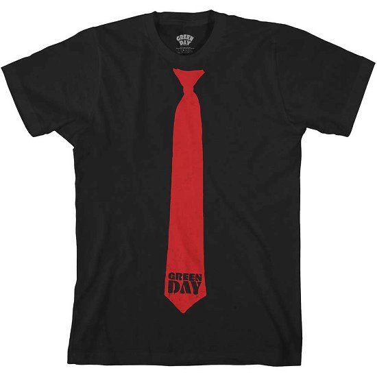 Green Day Unisex T-Shirt: Tie - Green Day - Merchandise -  - 5056561030937 - 