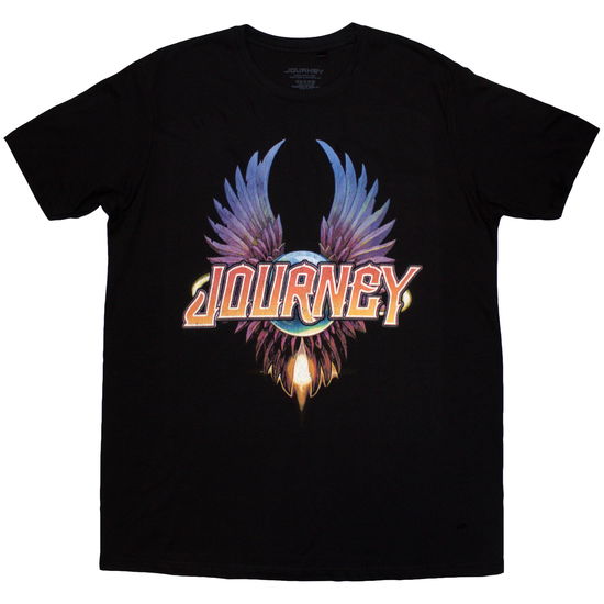 Journey Unisex T-Shirt: Classic Wings - Journey - Merchandise -  - 5056737280937 - September 18, 2024