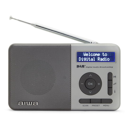 Cover for Aiwa · Aiwa RD40DABTN - Digital DAB+ &amp; FM Radio Alarm Clock (Silver) (UK Plug) (MERCH)