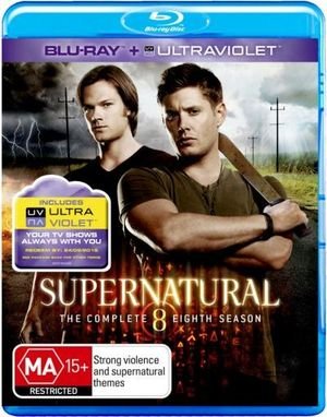 Supernatural - Season 8 (Blu-ray/ Ultraviolet) - Supernatural - Film - Warner Home Video - 9325336174937 - 25. september 2013