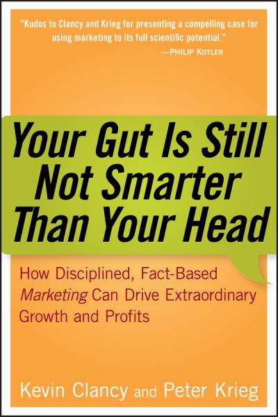 Cover for Kevin Clancy · Your Gut is Still Not Smarter Than Your Head: How Disciplined, Fact-Based Marketing Can Drive Extraordinary Growth and Profits (Hardcover Book) (2007)