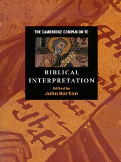 Cover for John Barton · The Cambridge Companion to Biblical Interpretation - Cambridge Companions to Religion (Paperback Book) (1998)