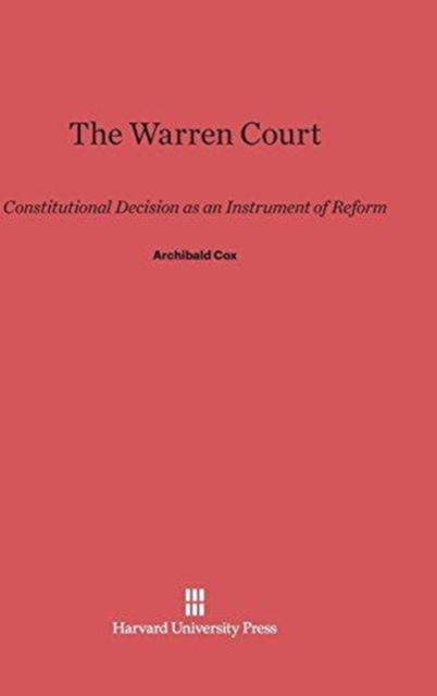 Cover for Archibald Cox · The Warren Court (Hardcover Book) (1968)