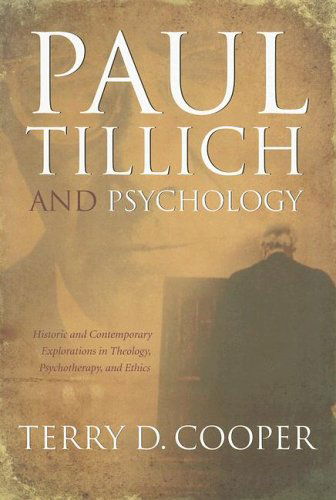 Cover for Terry D. Cooper · Paul Tillich and Psychology (Mercer Tillich) (Paperback Book) (2005)