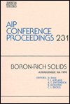 Boron-Rich Solids - Emin - Bøger - American Institute of Physics - 9780883187937 - 19. marts 1998