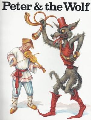 Cover for David Brownell · Peter and the Wolf Coloring Book (Pocketbok) [Clr edition] (1985)