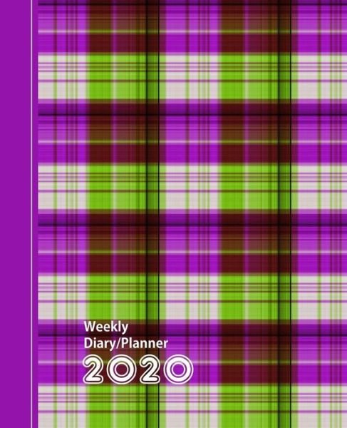 Cover for Shayley Stationery Books · Purple Green Plaid Check Design (Paperback Bog) (2019)