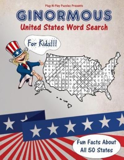 Cover for Plug-N-Play Puzzles · Ginormous United States Word Search (Paperback Book) (2016)