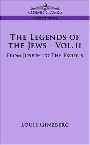 The Legends of the Jews - Vol. Ii: from Joseph to the Exodus - Louis Ginzberg - Kirjat - Cosimo Classics - 9781596057937 - lauantai 1. huhtikuuta 2006