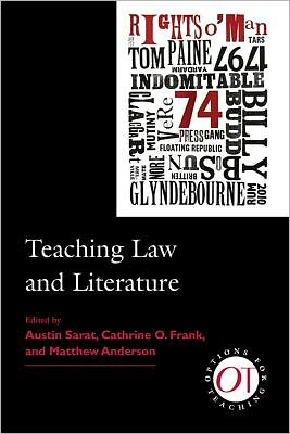 Cover for Austin Sarat · Teaching Law and Literature - Options for Teaching 32 (Paperback Book) (2011)