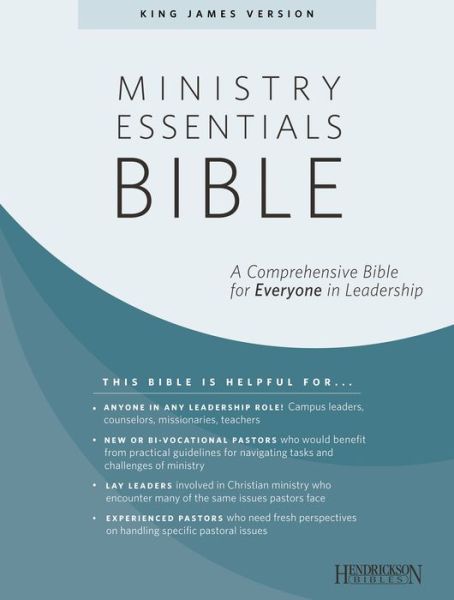 Cover for Bill Hybels · Ministry Essentials Bible-kjv (Leather Book) [Black Imitation] (2015)