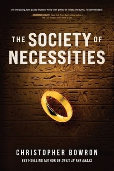 Cover for Christopher Bowron · The Society of Necessities (Taschenbuch) (2021)