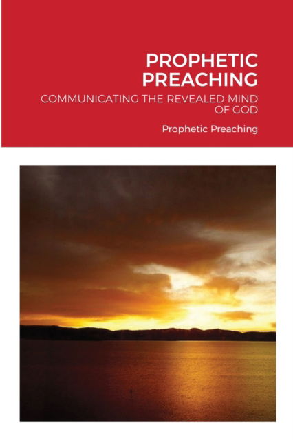 Cover for Noah Eyongayuk Baiyetambi · Prophetic Preaching (Paperback Book) (2020)